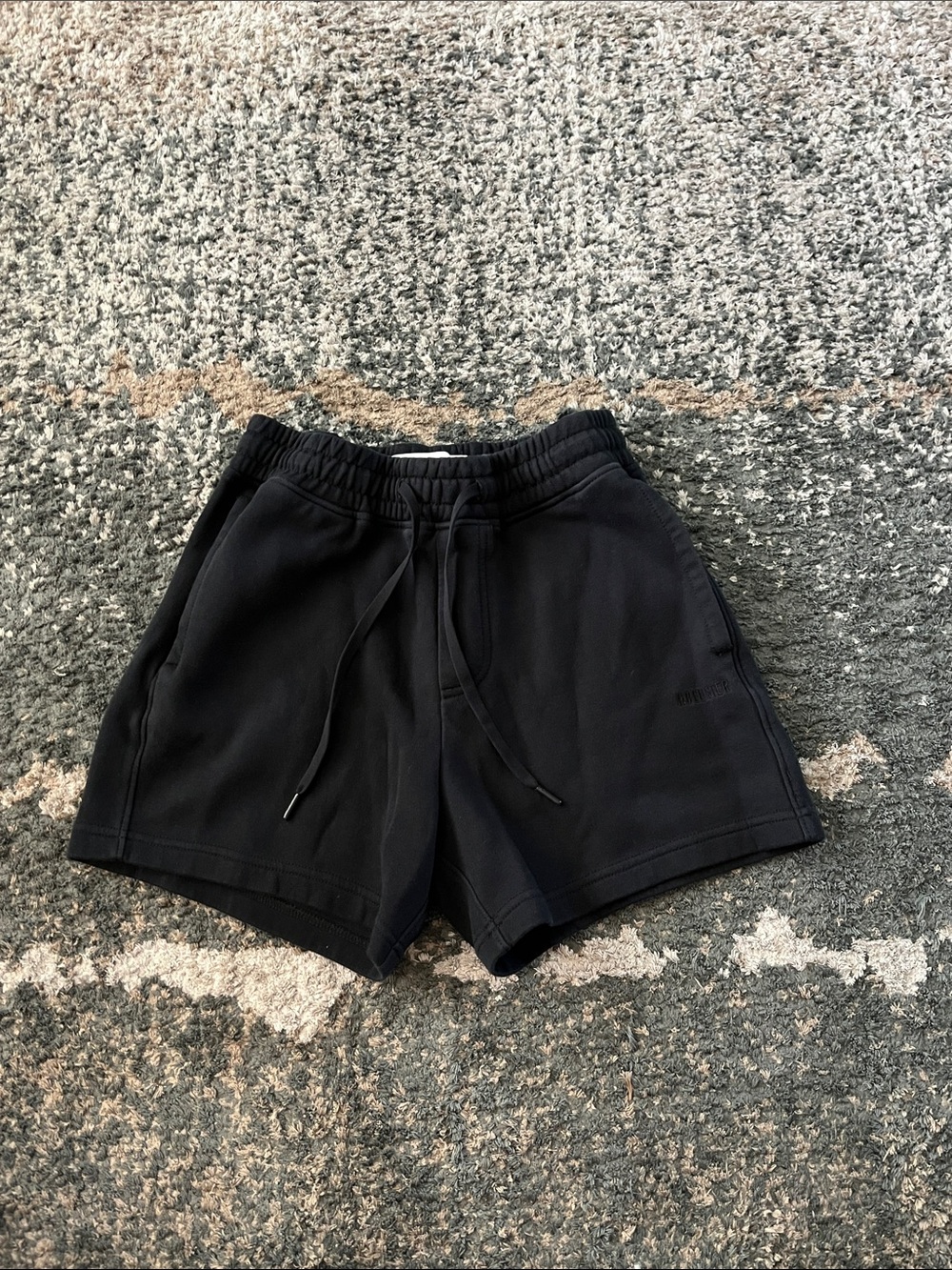 Hollister Men's Black Drawcord Shorts